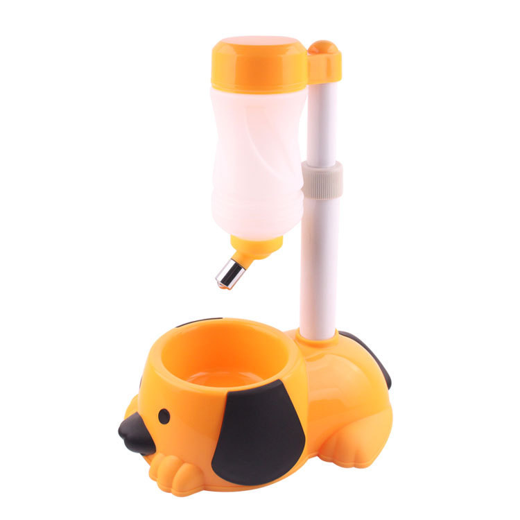 Club Forest 給水器 犬用給水器 ウォーターボトル スタンドタイプ ペット用品 犬用品 犬グッズ 高さ調整可能 450ml 滑り止め かわいい